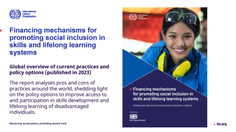 financing mechanisms forpromoting social inclusion inskills and lifelong learning systems
