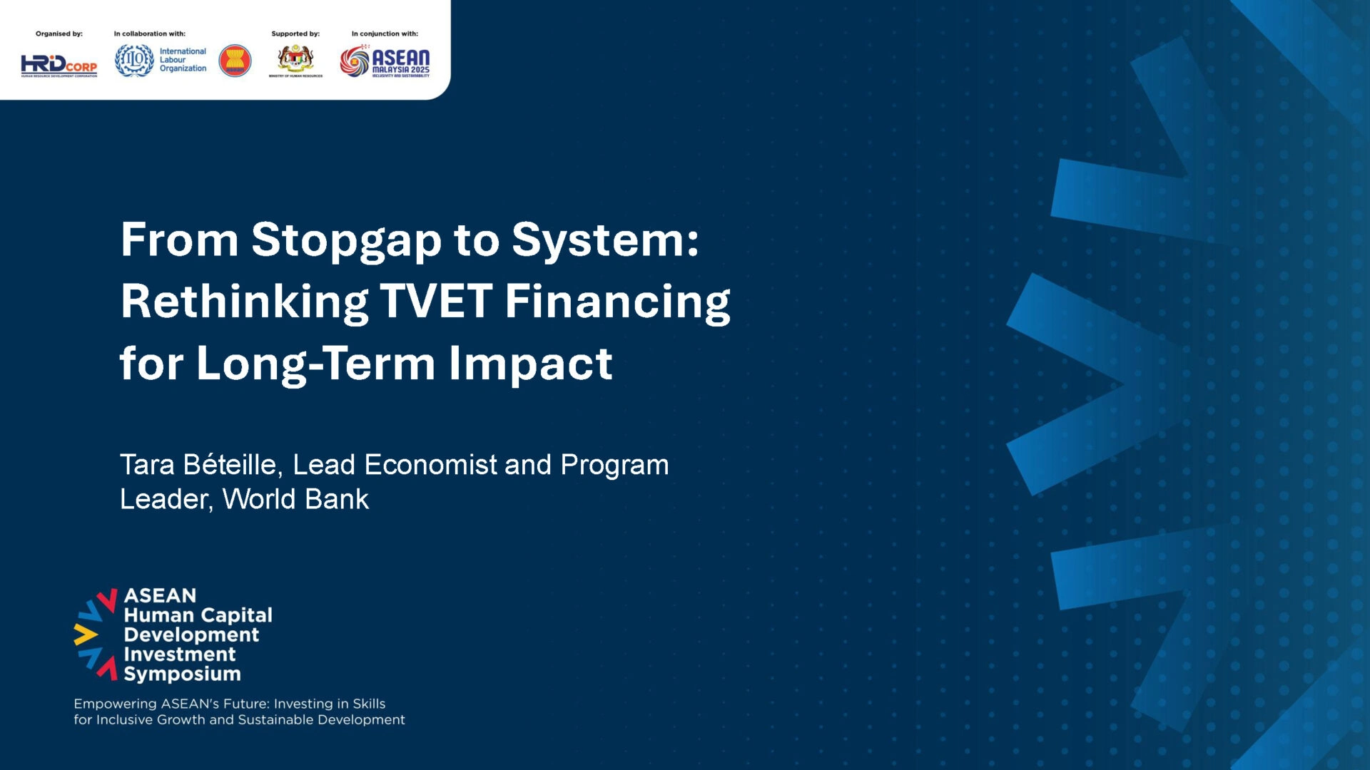 from stopgap to system rethinking tvet financing for long term impact