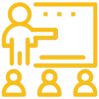 learning and training experts yellow